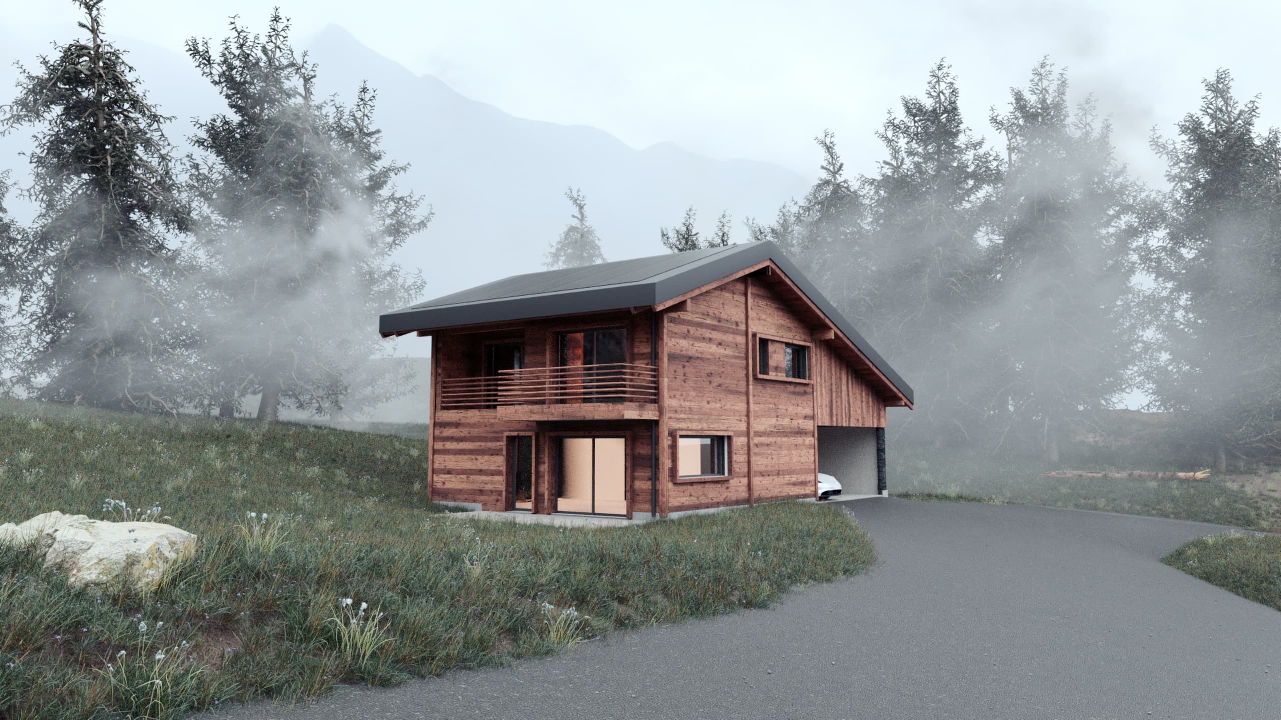 Chalet 2 — Vue extérieure